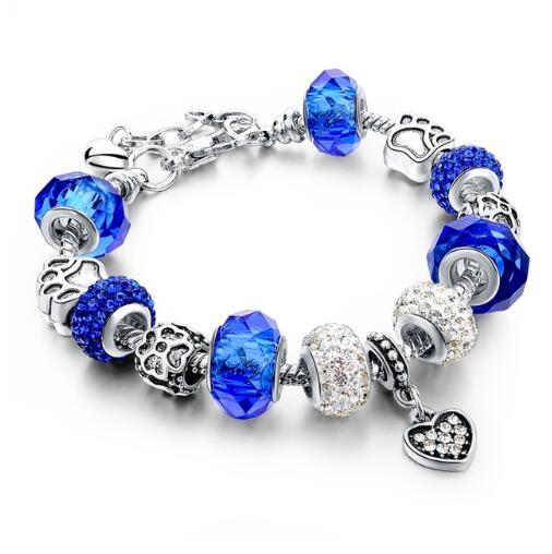 Pandora bracelet with charms