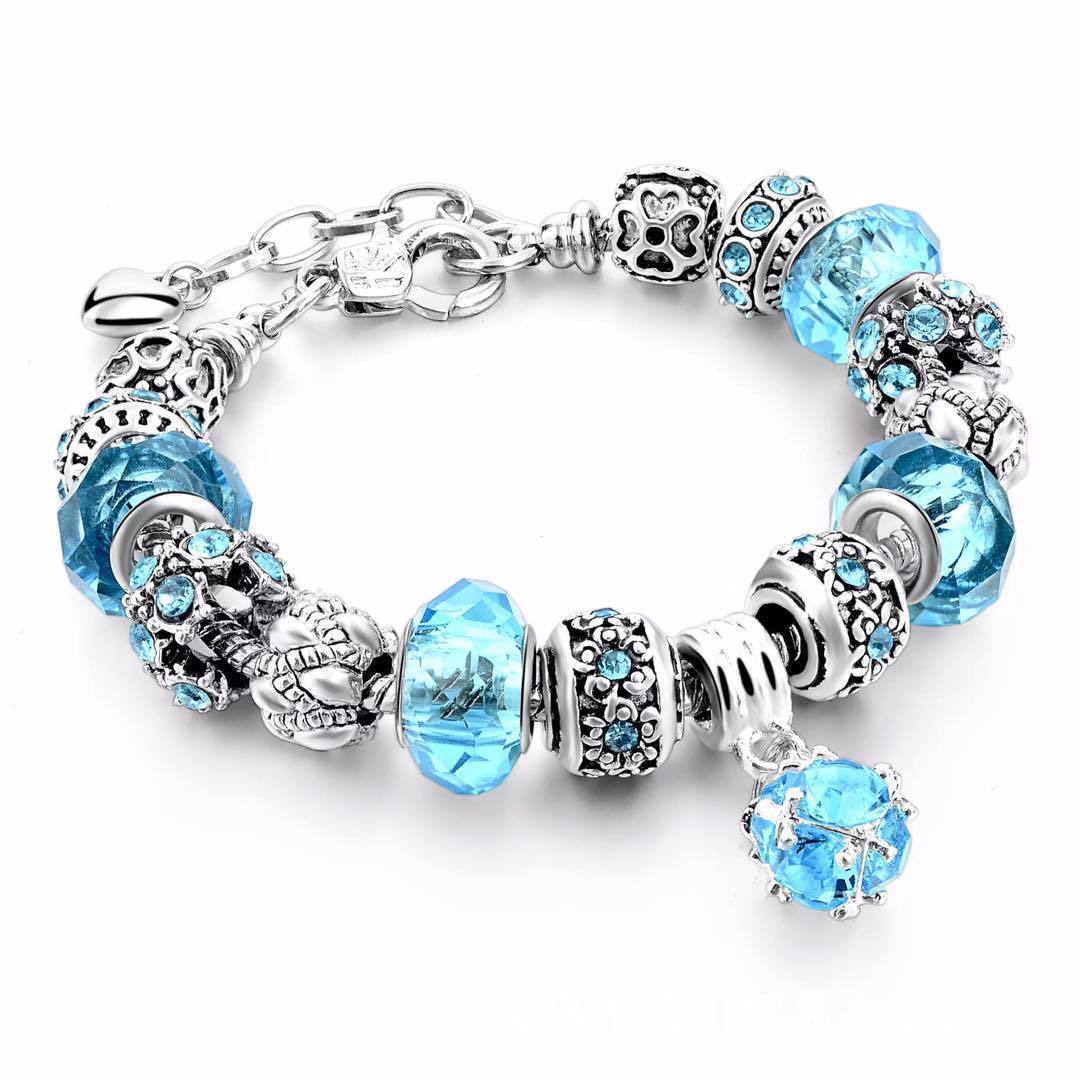 Pandora bracelet with charms
