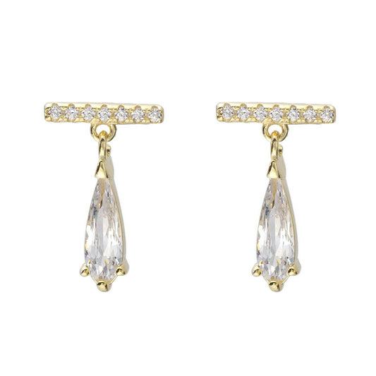 Zircon Drop Earrings Women's Earrings