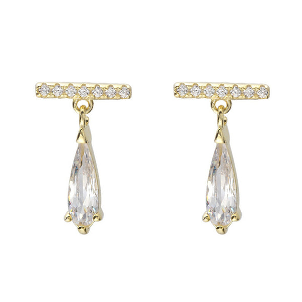 Zircon Drop Earrings Women's Earrings