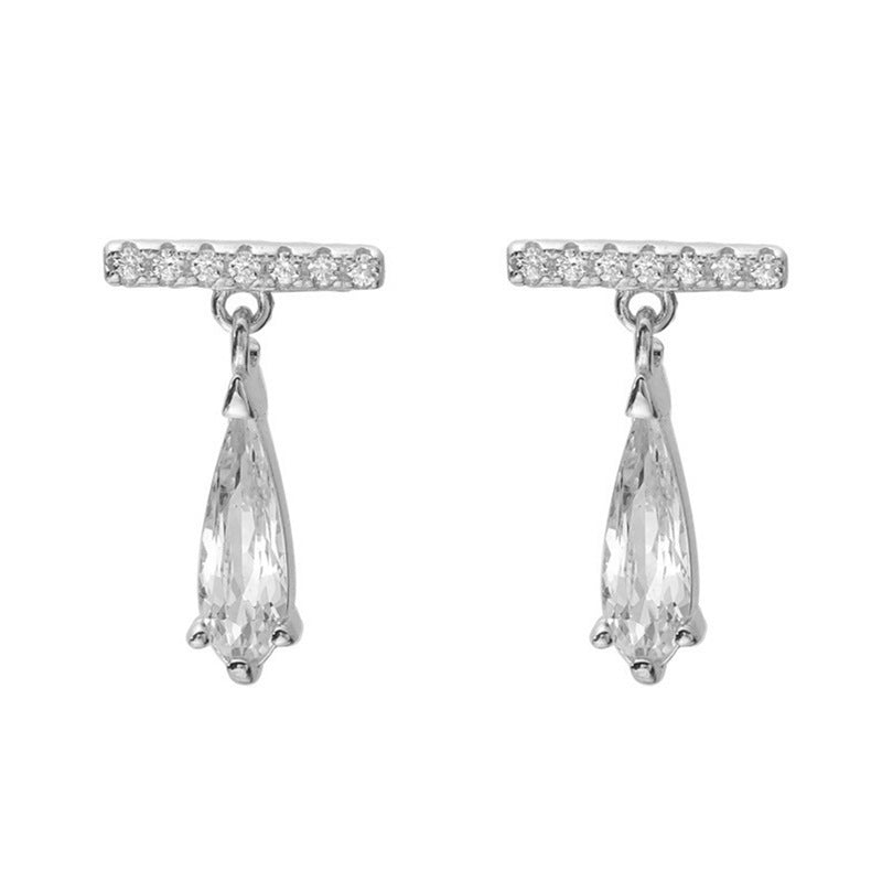 Zircon Drop Earrings Women's Earrings