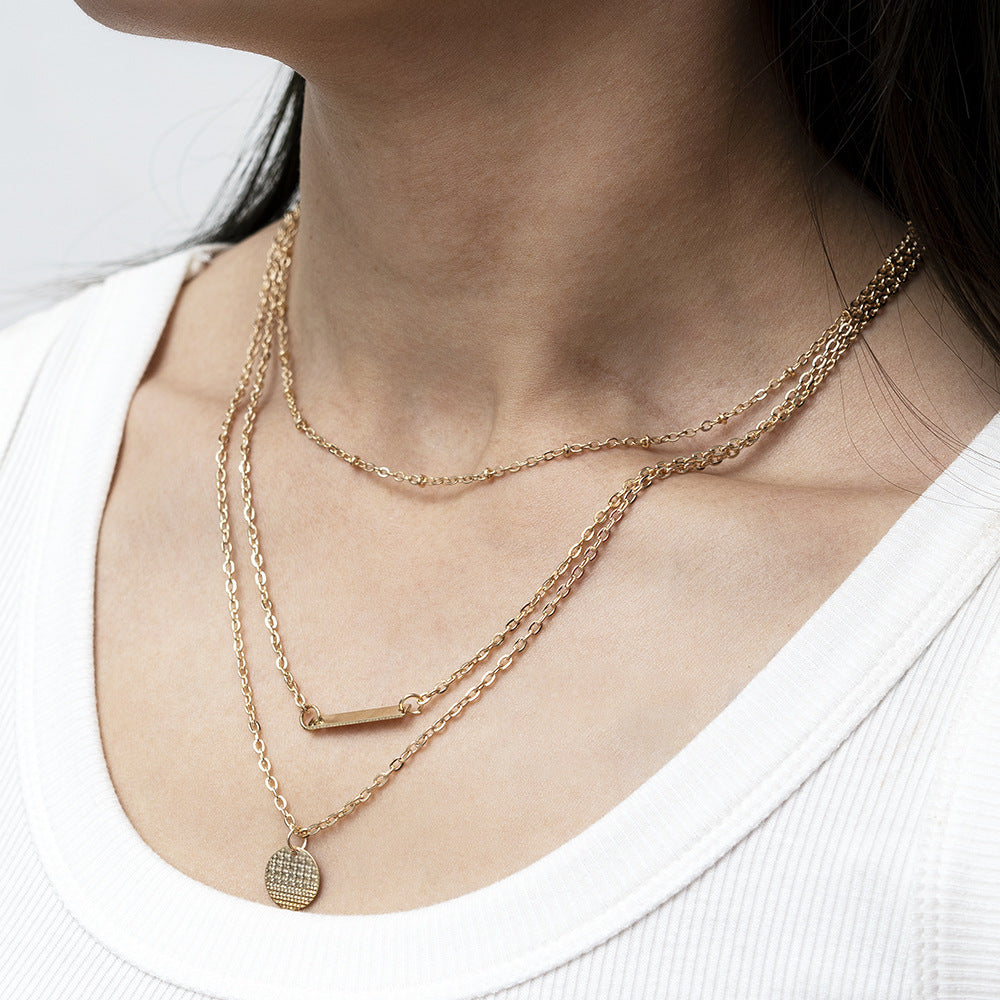 Necklace Drop Shape Rhinestone necklace