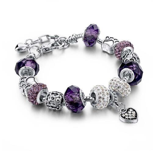 Pandora bracelet with charms