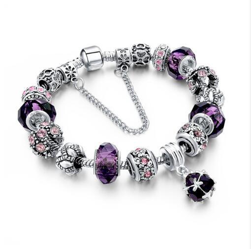 Pandora bracelet with charms