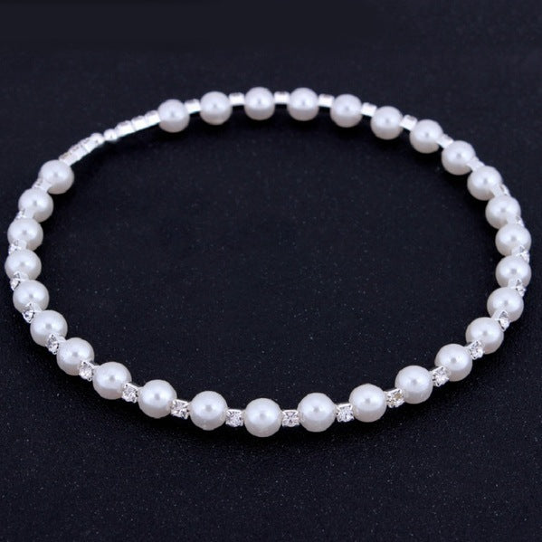 Handmade pearls, Rhinestone, necklaces, bracelets, earrings.