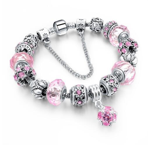 Pandora bracelet with charms