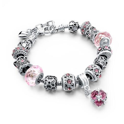 Pandora bracelet with charms