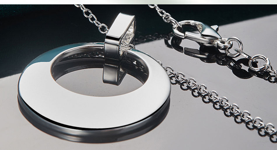 Women's Fashion Jewellery Sickle Pendant Necklace