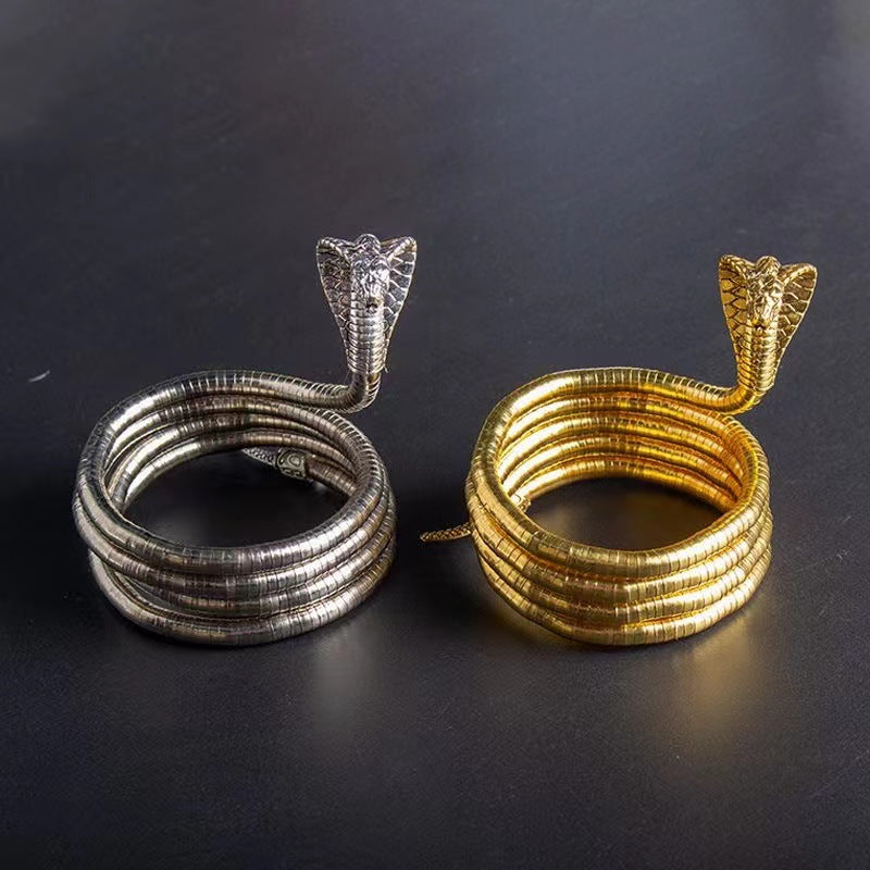 European And American Snake And Scorpion Beauty With Snake-Shaped Stylish, Spicy And Cool, Exaggerated Snake-Shaped Design, Adjustable Necklace With Halter