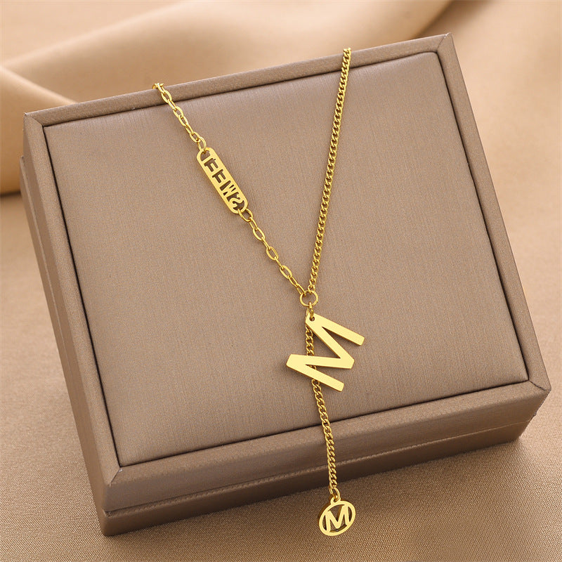 Pure Gold plated necklace for women.