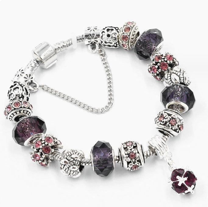 Pandora bracelet with charms