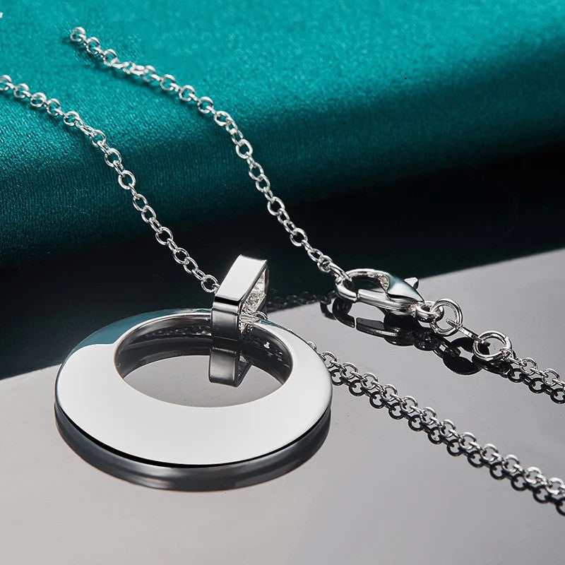 Women's Fashion Jewellery Sickle Pendant Necklace